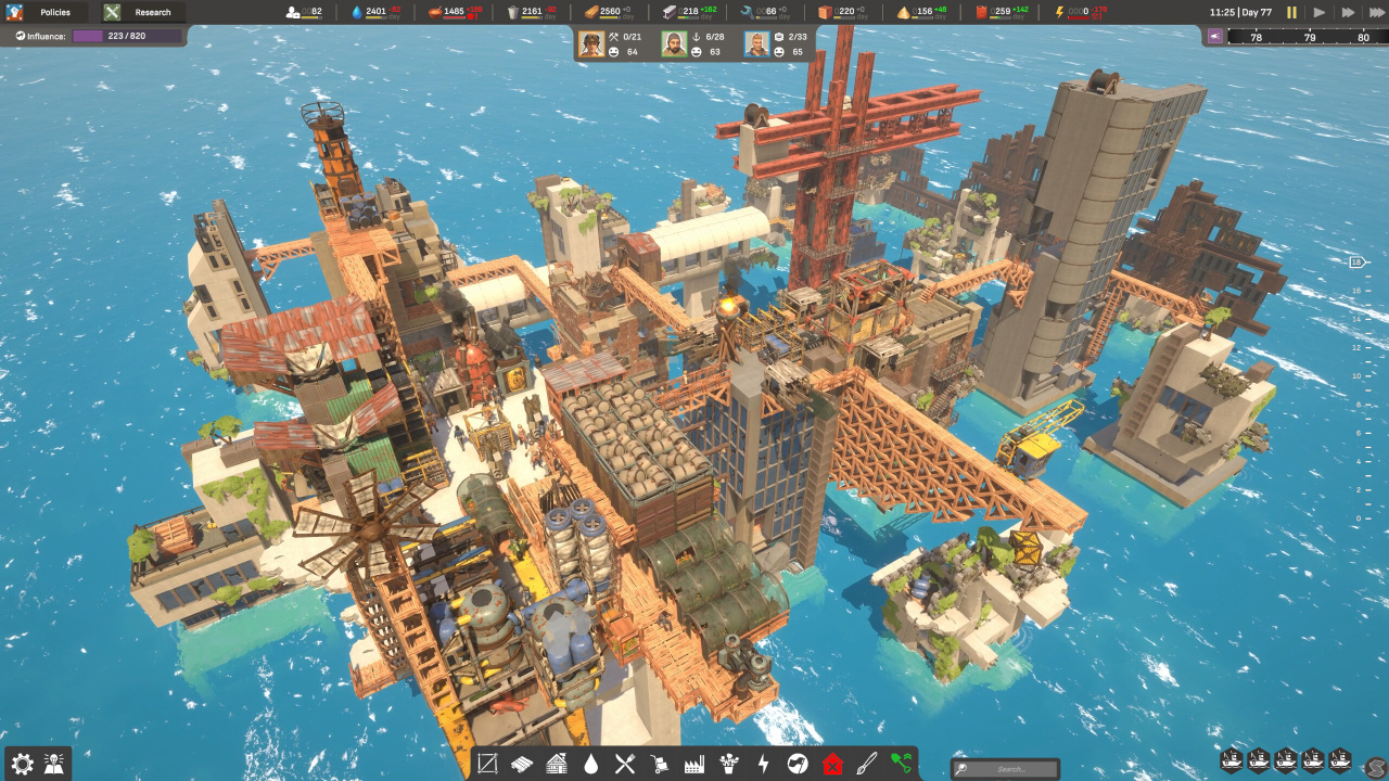 ALL WILL FALL: Physics-Based Survival City Builder - скриншот 1