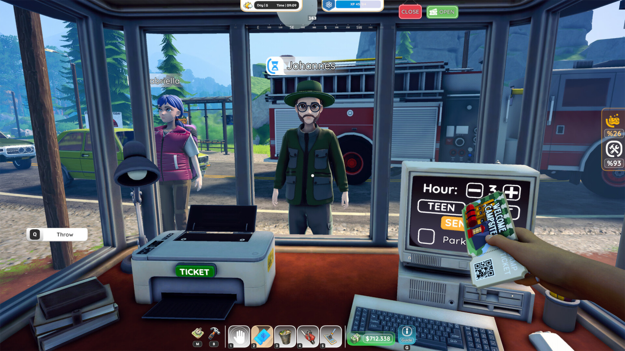 Campsite Hustle! - Management Simulator - скриншот 2