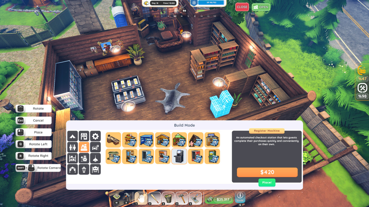Campsite Hustle! - Management Simulator - скриншот 5