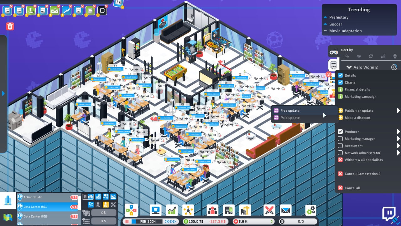 City Game Studio: a tycoon about game dev - скриншот 9