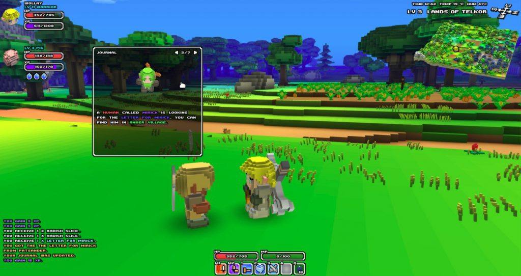 Cube World - питомцы и их еда