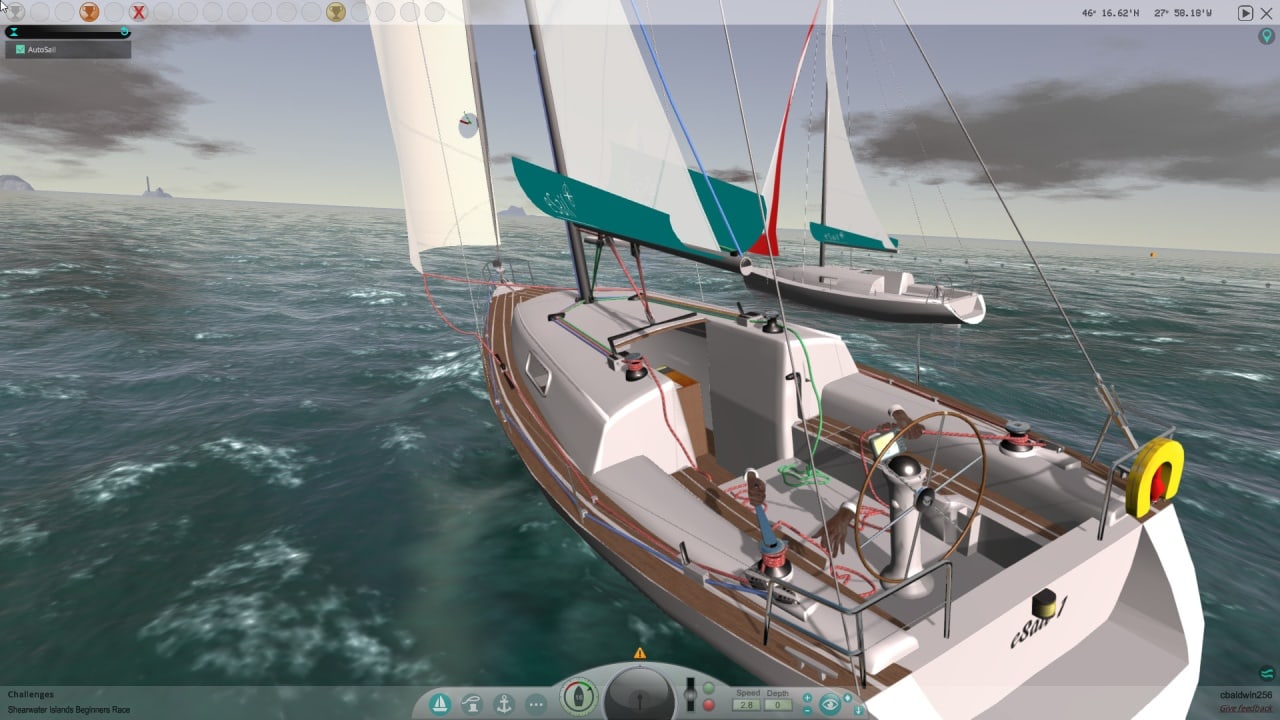 eSail Sailing Simulator - скриншот 1