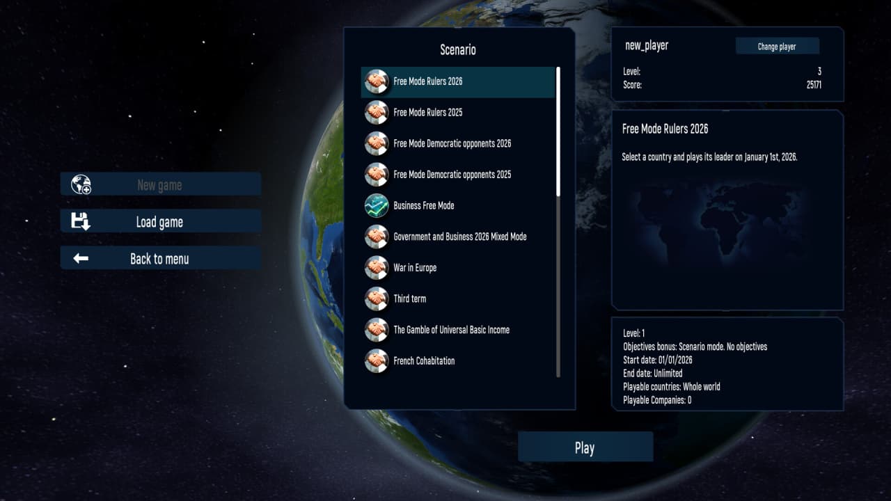 Geo-Political Simulator 2026 Edition - скриншот 2