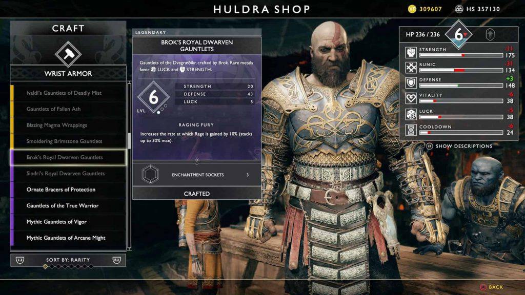 God of War - как получить Легендарную броню гномов