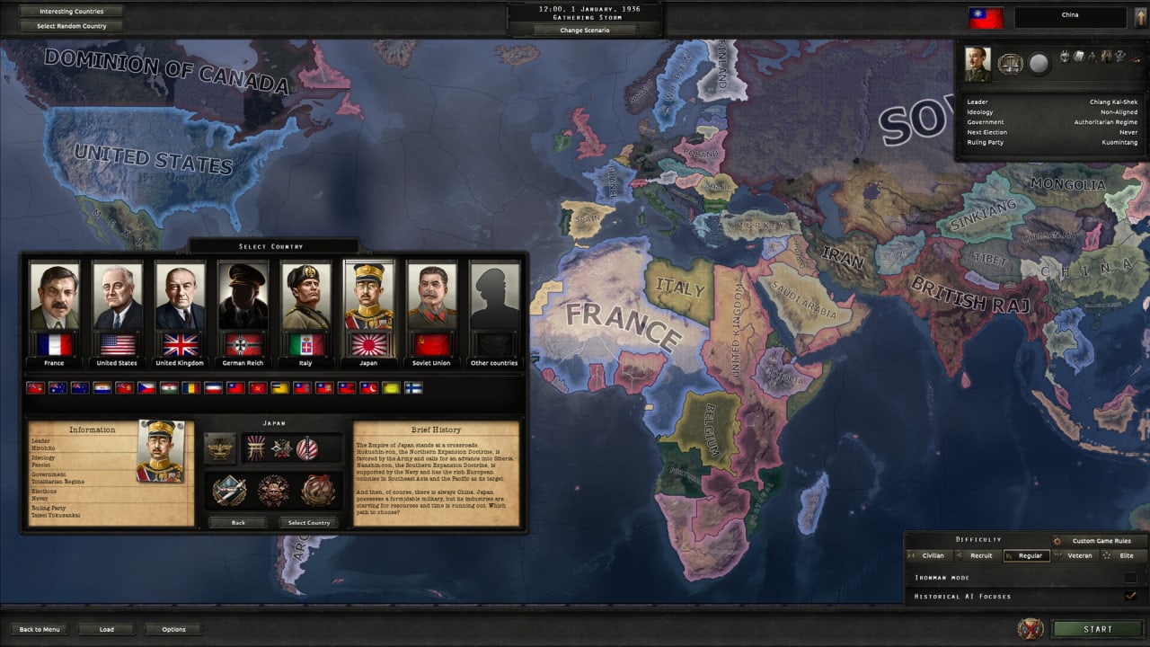 Hearts of Iron 4 - скриншот 2