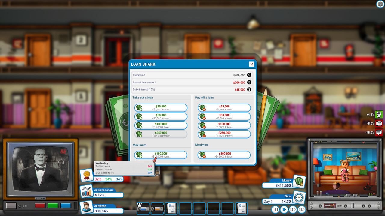 Mad Television Tycoon - скриншот 12