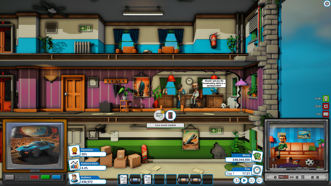 Mad Television Tycoon - скриншот 6