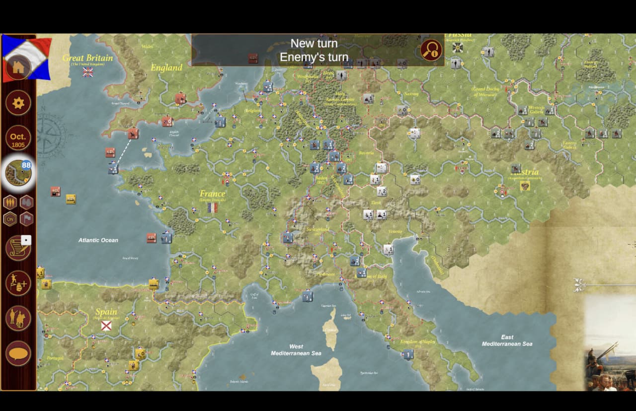 Napoleon's Eagles: Game of the Napoleonic Wars - скриншот 1