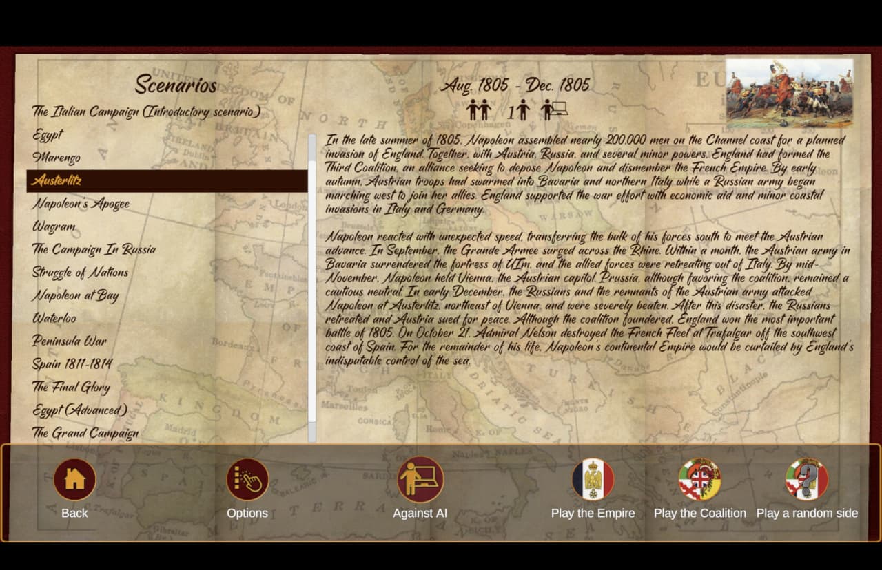 Napoleon's Eagles: Game of the Napoleonic Wars - скриншот 3