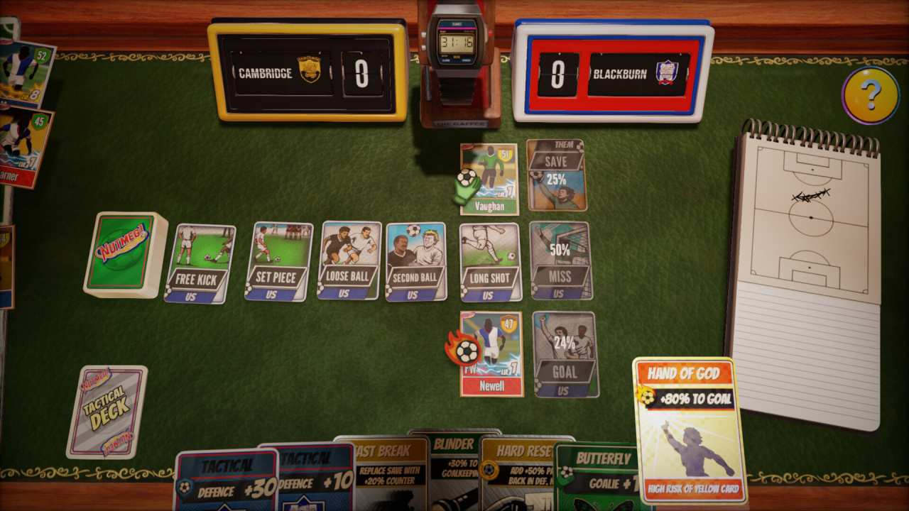 NUTMEG! A Nostalgic Deckbuilding Football Manager - скриншот 1