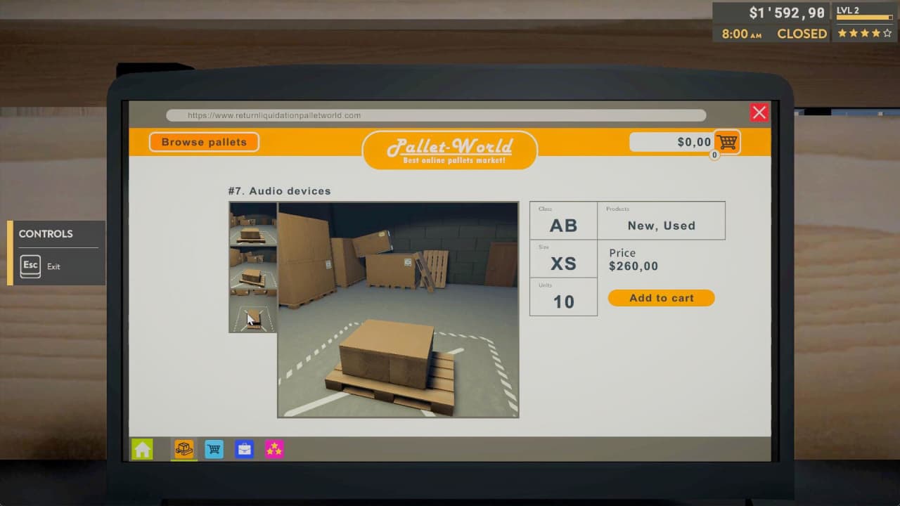 Returns Outlet Simulator - скриншот 1
