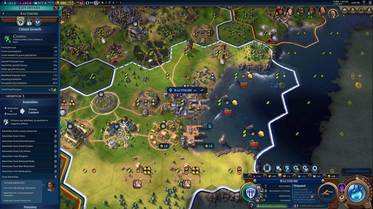 Sid Meiers Civilization 6 - скриншот 3