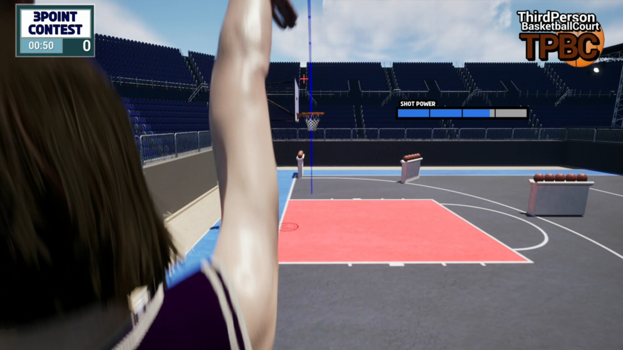 Third Person Basketball Court по сети - скриншот 2