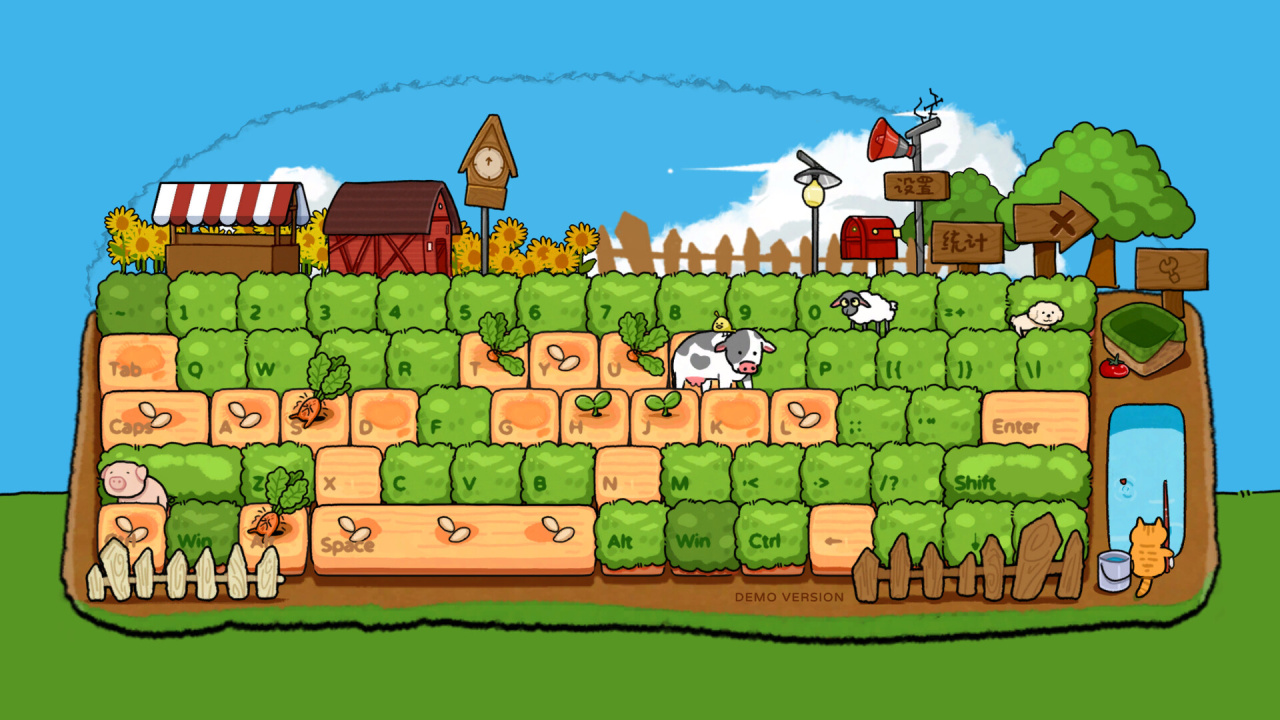 Typing Farmer - скриншот 1