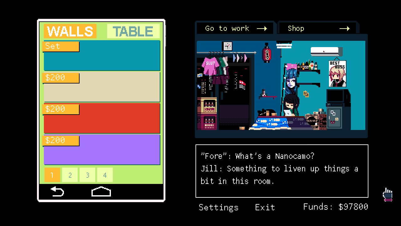 VA-11 Hall-A: Cyberpunk Bartender Action - скриншот 9