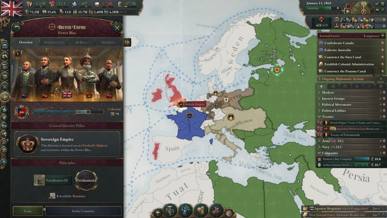 Victoria 3 - скриншот 1