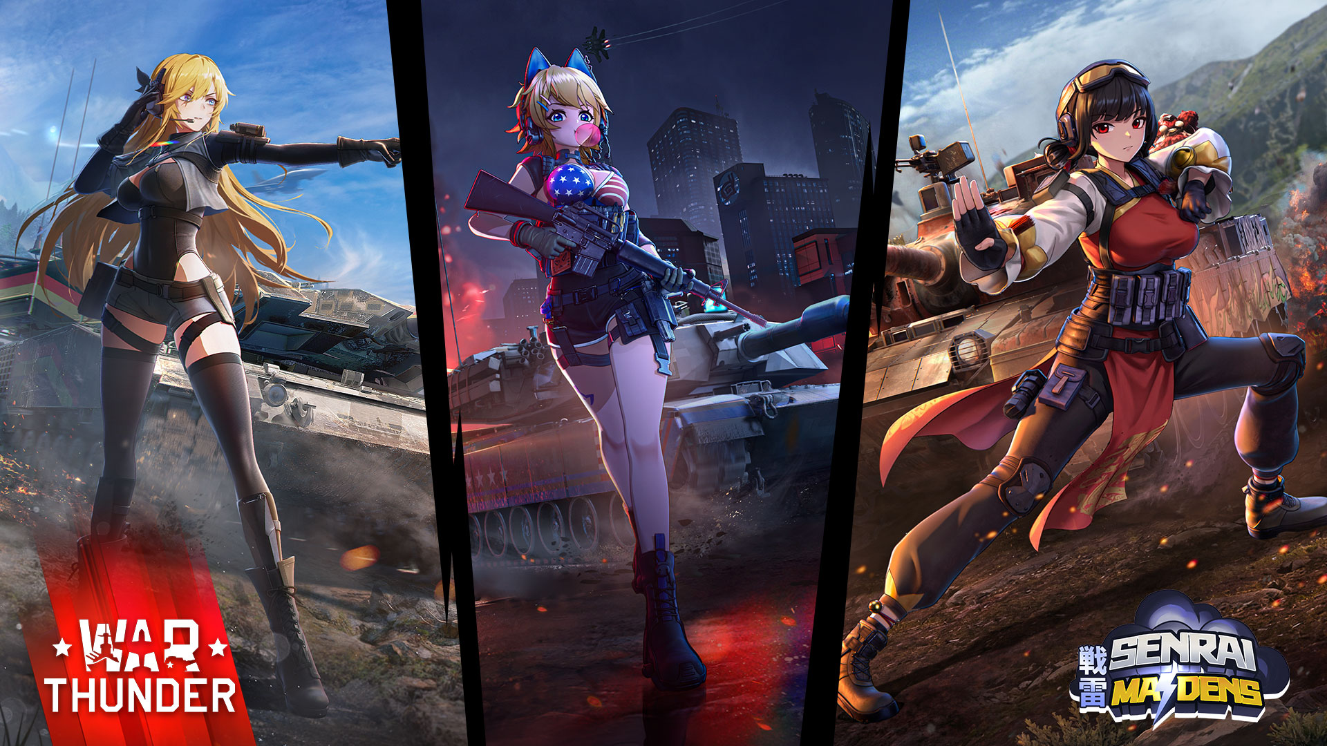 В War Thunder стартовал второй этап коллаборации с Senrai Maidens